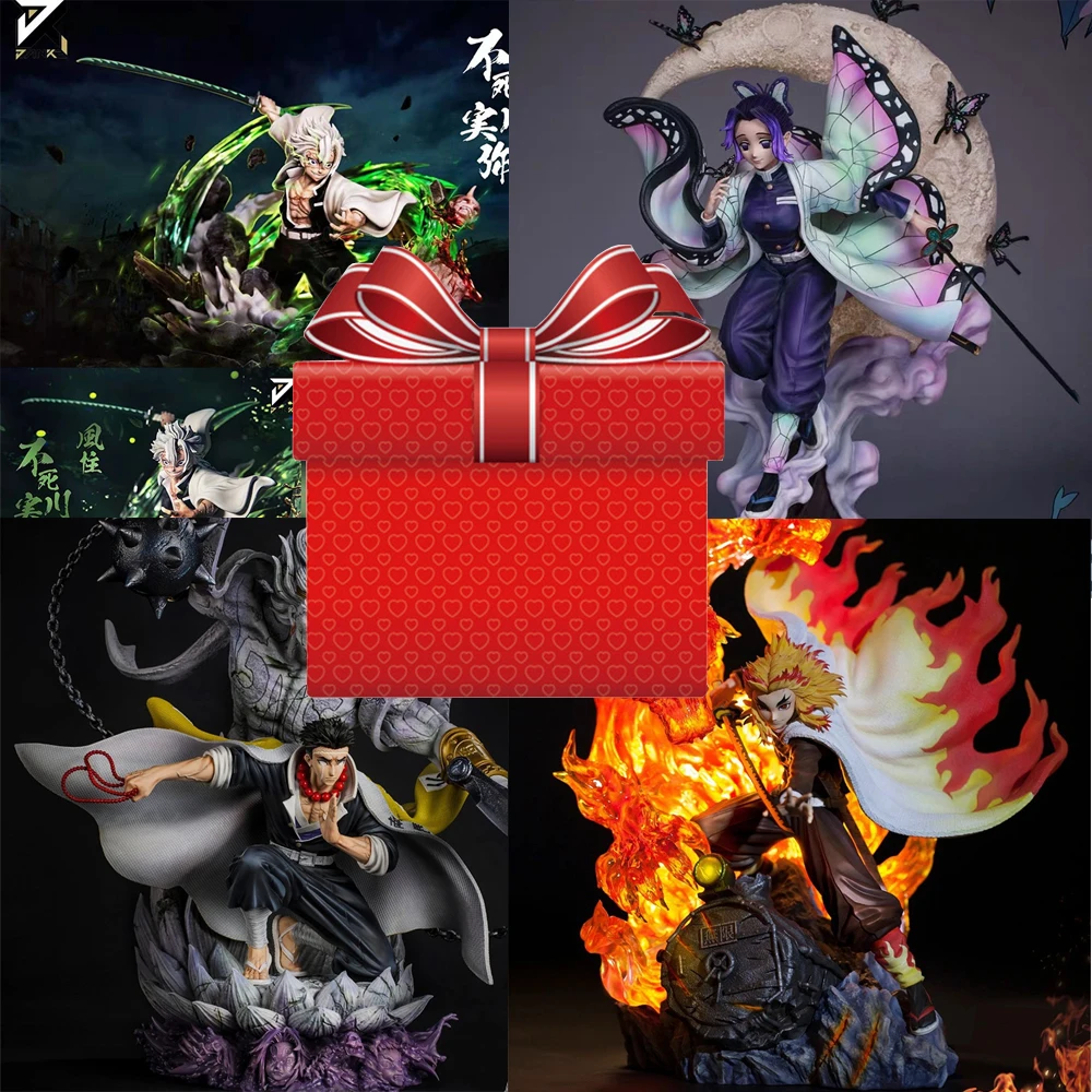 kf S55d0190983d34e72b900d99d30a75cde1 Demon Slayer Figure Box Random 1PC Demon Slayer Figure Toy Kamado Nezuko Tanjirou Hashibira Inosuke PVC