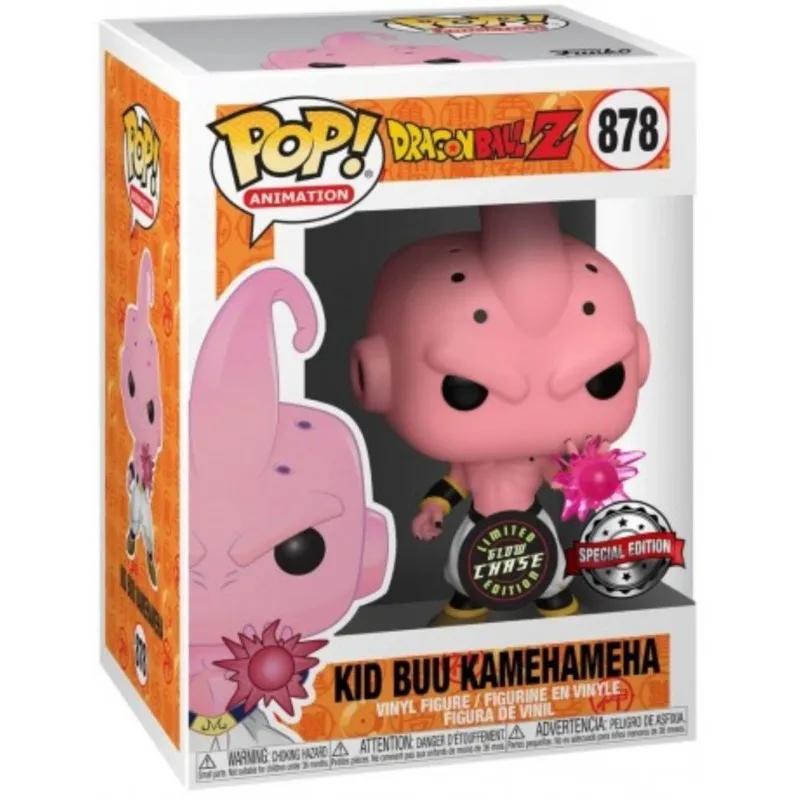 kf S63424c9f153345c7aea3b14c8ff97dd3w Funko Pop Japan Anime Dragon Ball KID BUU KAMEHAMEHA 878 Special Edition Collection Action Figure Toys