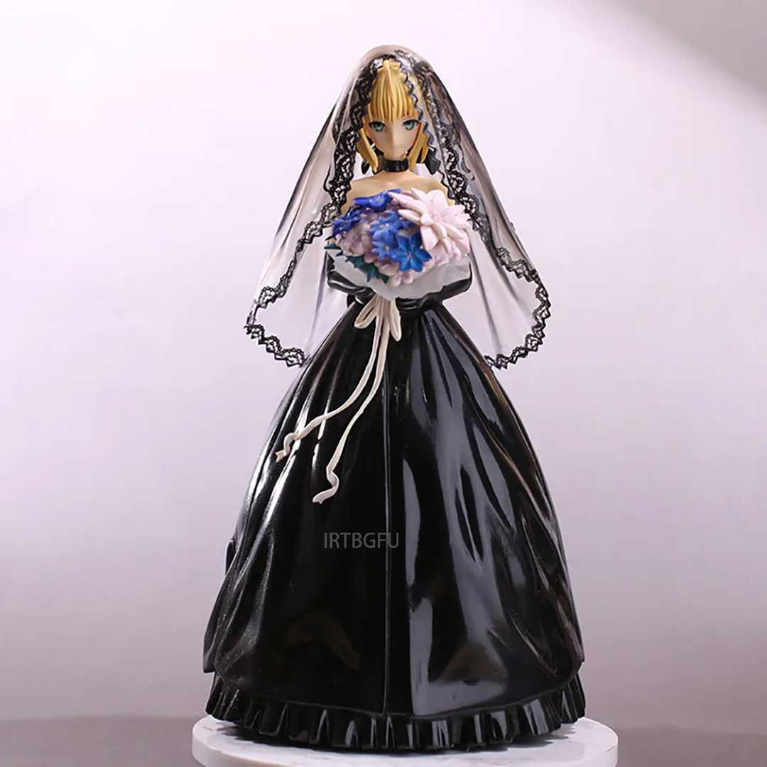 kf S7cd67a9521ea4fde9e02b5cb6a8a4f66N Fate Stay Night Altria Pendragon 1 7 Saber 10th Royal Dress ver Japan Anime PVC Action