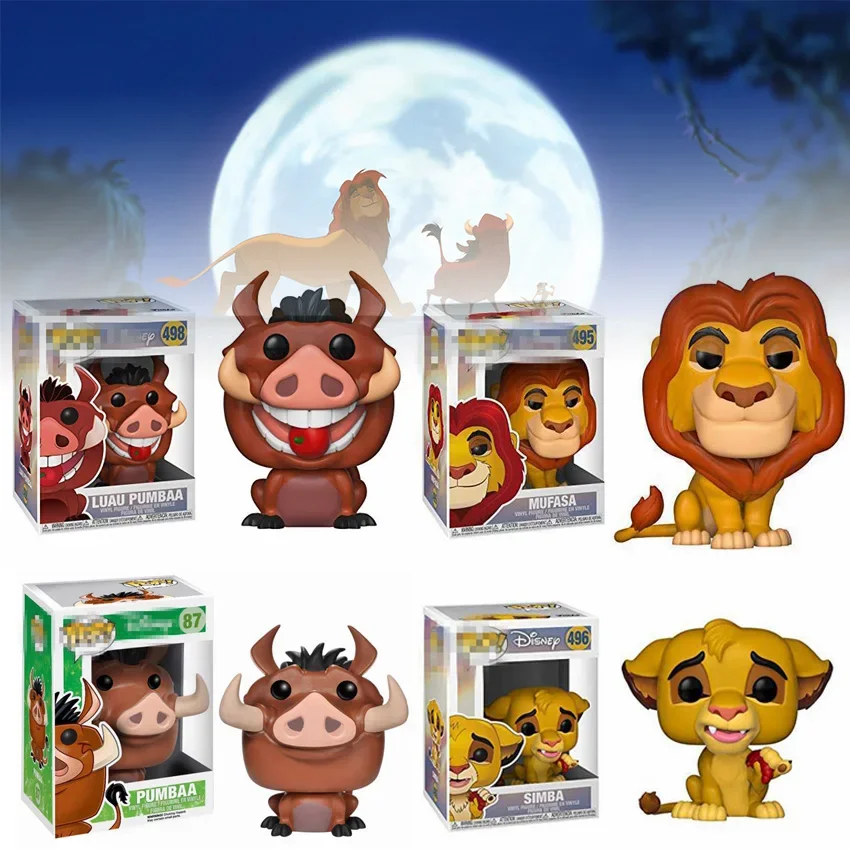 kf S866bdec34f334a41a17f2b15aaa30391T FUNKO POP DISNEY Action The Lion King Mufasa Figure Collectible Toys Simba Pumbaa Timon Fox 87