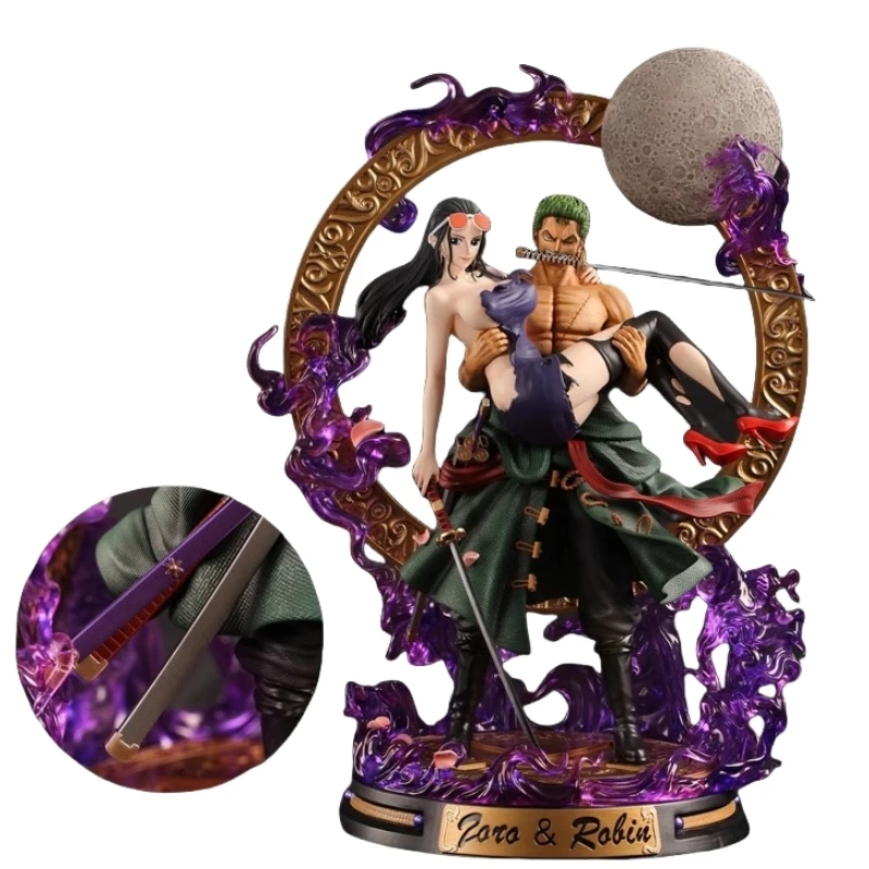 kf Sa39338bad8f14786a6aad131675677afW 43 9Cm Resin Yg Design Studio Gk One Piece Roronoa Zoro and Nico Robin Action Figure