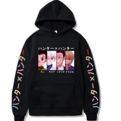 kf Scc15388ae15842469fdec4fc58a5d84b8 Anime Hunter X Hunter Hoodies Men Women Killua Zoldyck Kawaii Manga Hip Hop Harajuku Fashion Sweatshirt