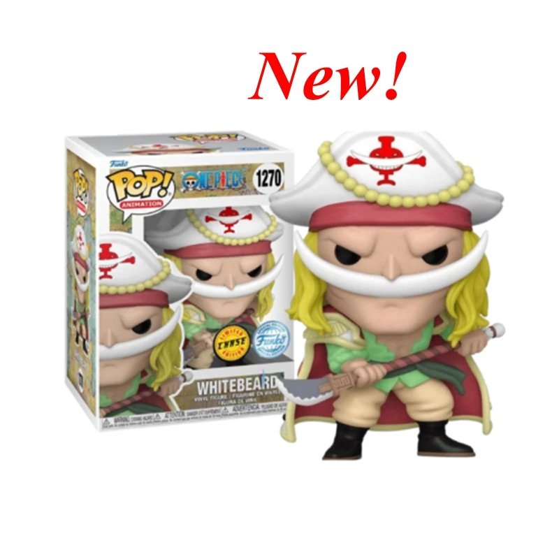 kf Se747065a559246ba9223080eb53abf91T New Funko POP ONE PIECE White Beard 1270 Character Model Collection Figures 2023 Summer Conference Limited