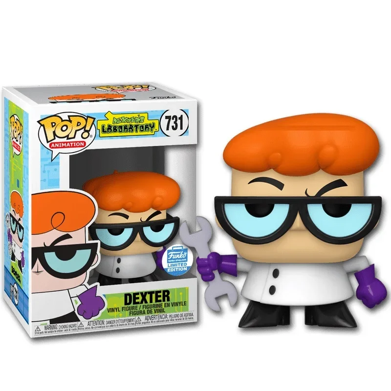 kf Sf3dbcb5ba9f94b339431b80dc77be39f6 New Funko Pop Animation Dexter 731 Laboratory Vinyl Figure Limited Edition Collection Action Figure Toys Gifts